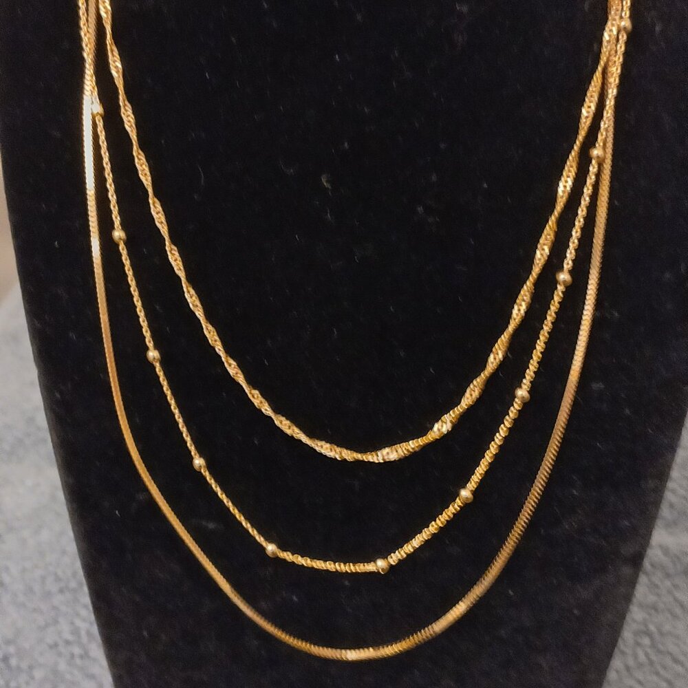 UltraFine 950 Silver Set of 3 Necklaces w/Magnetic Clasp
